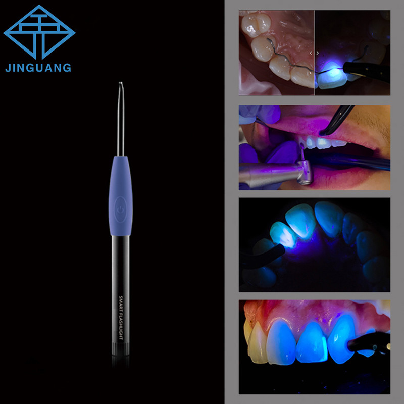 Teeth Whitening Uv Light - Dental Dual-UV Smart Flashlight Identify Tooth