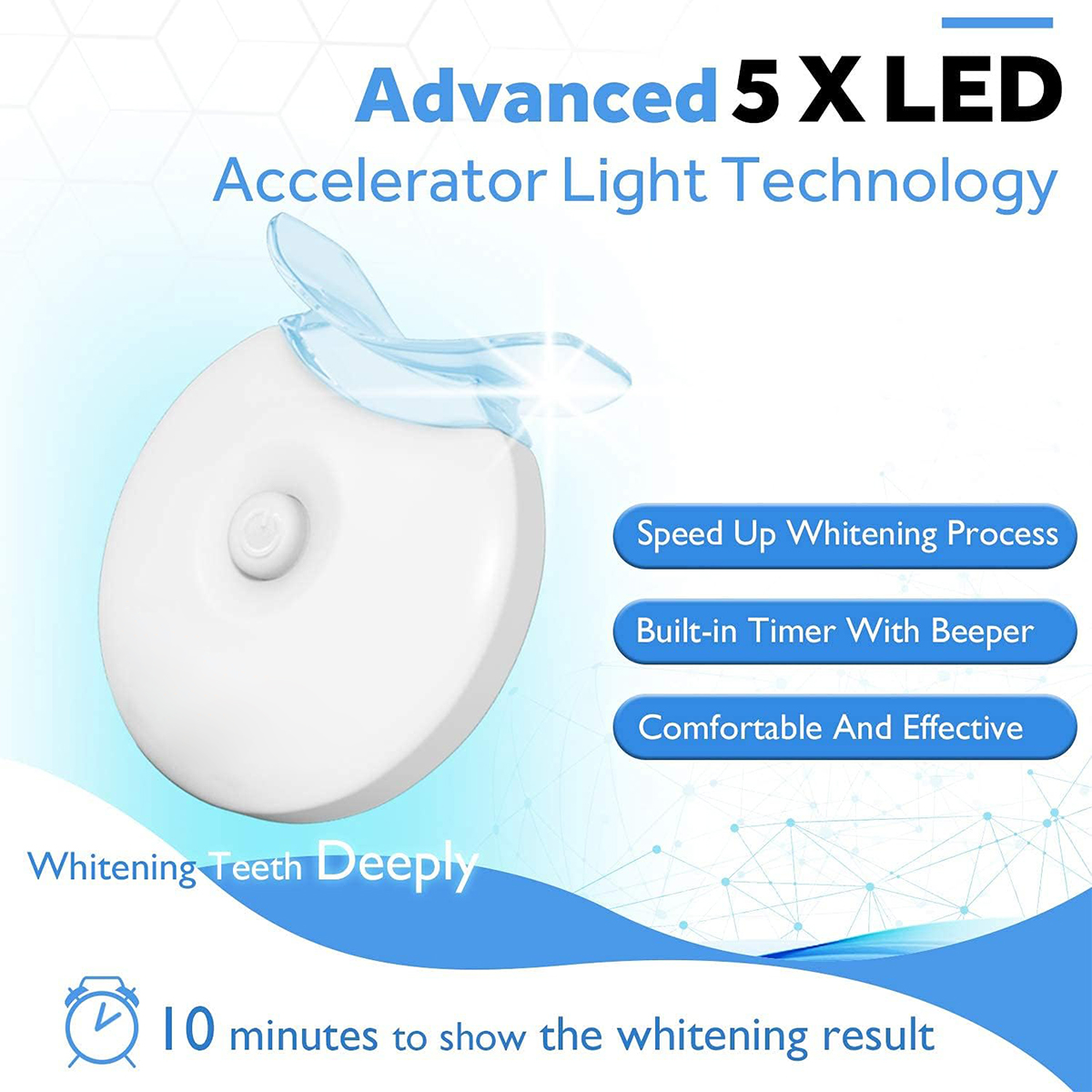 Teeth Whitening Kit - 5X LED L - Teeth Whitening Clinic 리뷰 및 가격