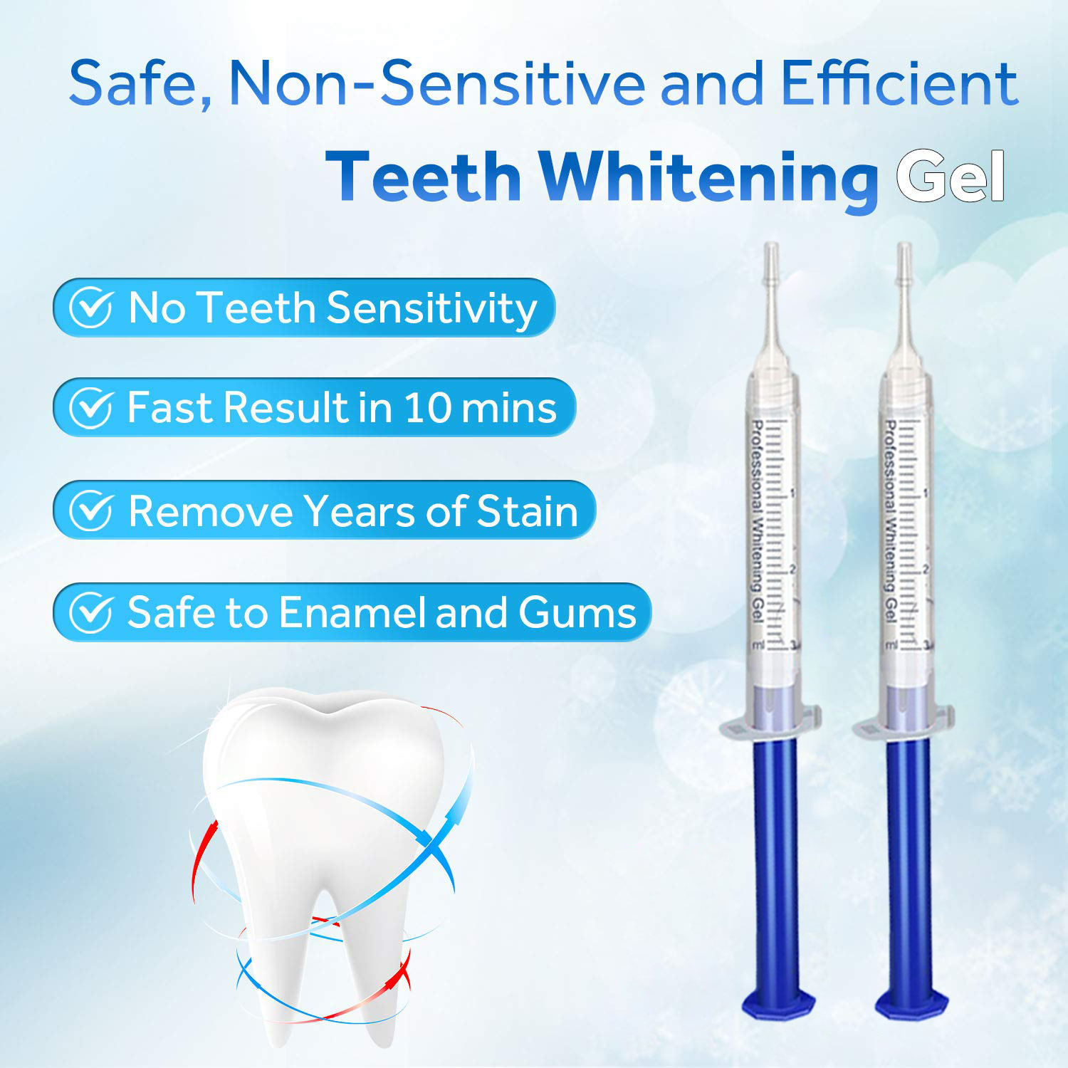Teeth Whitening Gel Refill Syr - Teeth Whitening Clinic 리뷰 및 가격