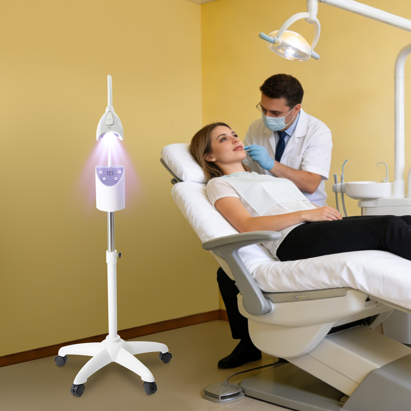 LED Teeth Whitening Lamp 2000m - Teeth Whitening Clinic 리뷰 및 가격