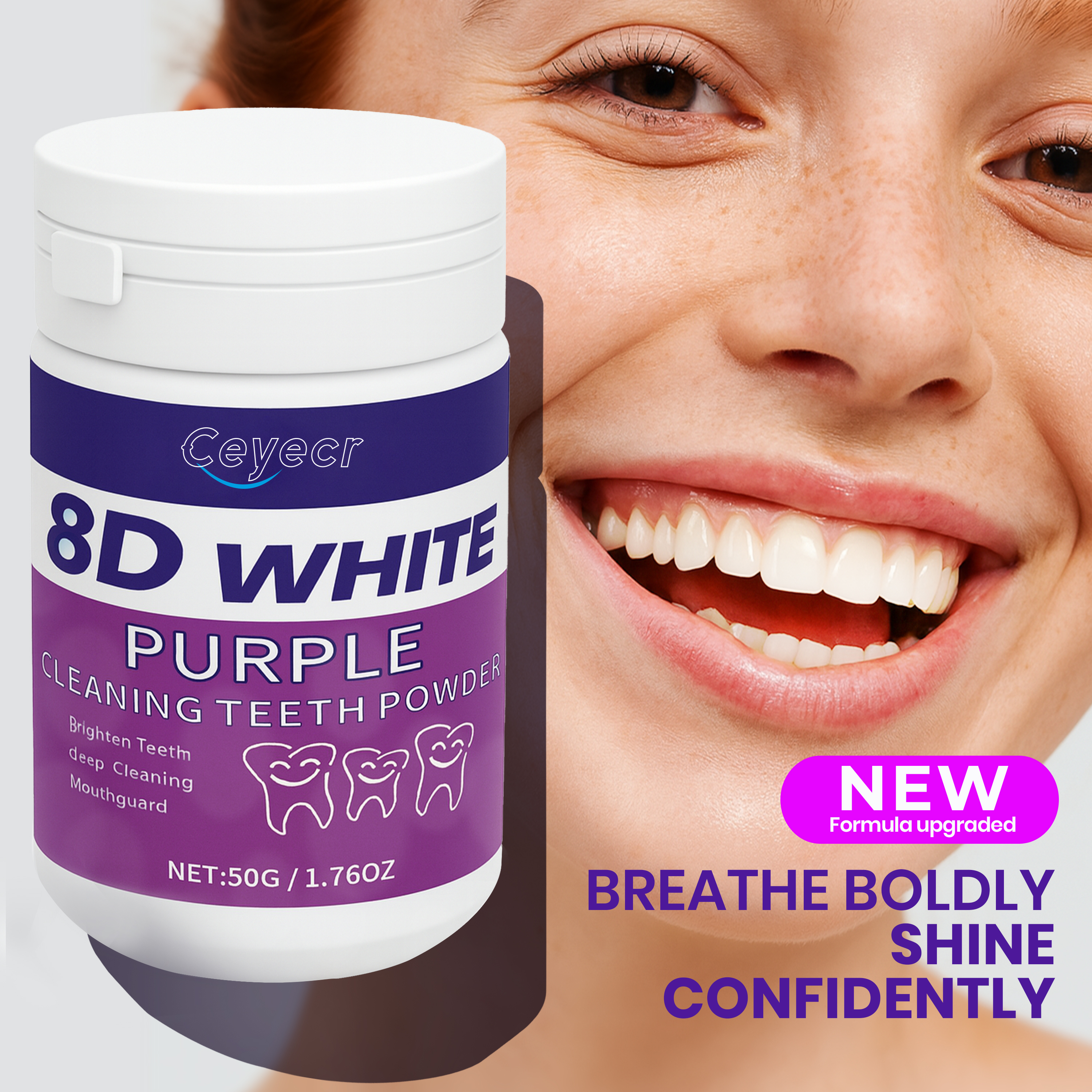 8D white Teeth Whitening Powde - Teeth Whitening Clinic 리뷰 및 가격