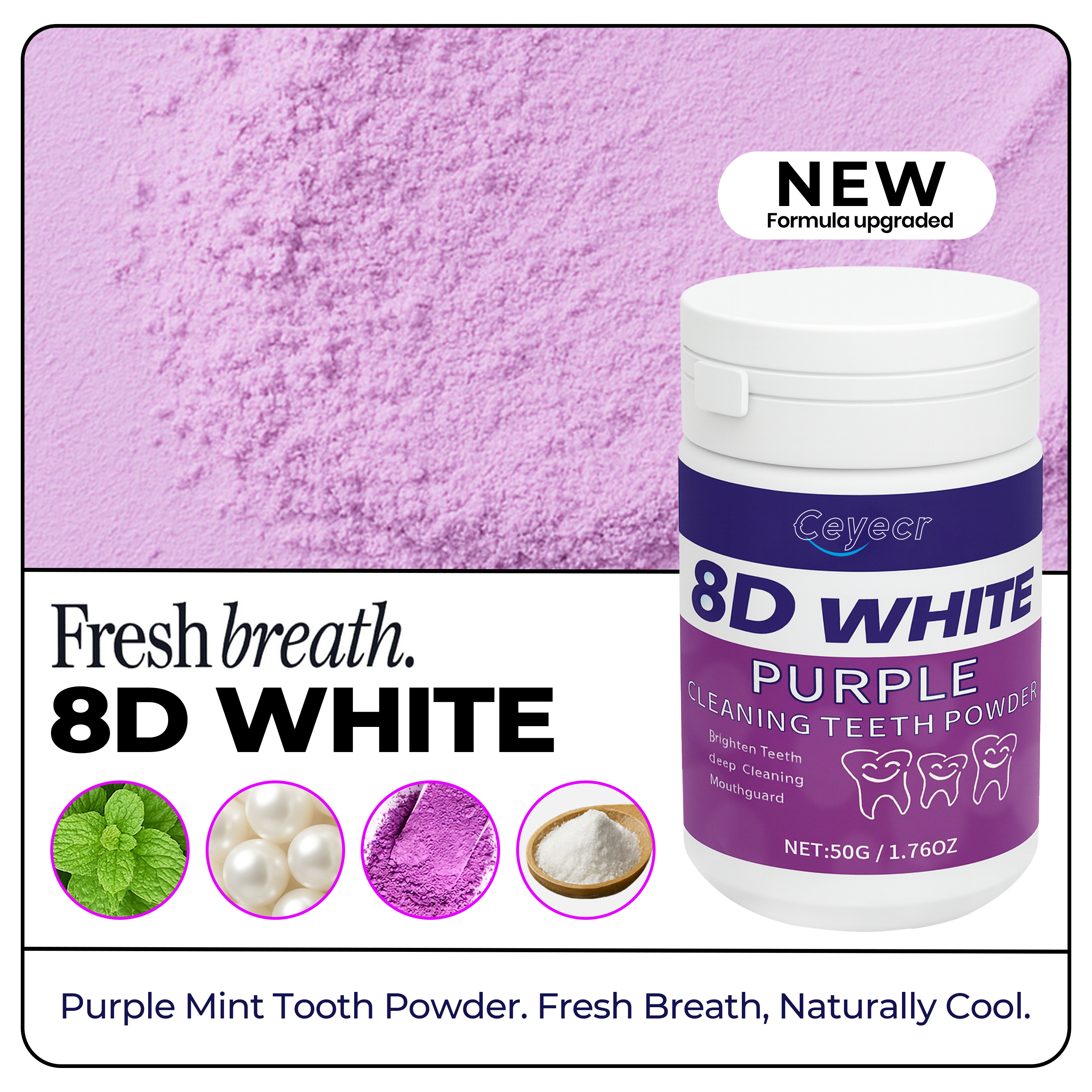 8D white Teeth Whitening Powde - Teeth Whitening Clinic 리뷰 및 가격