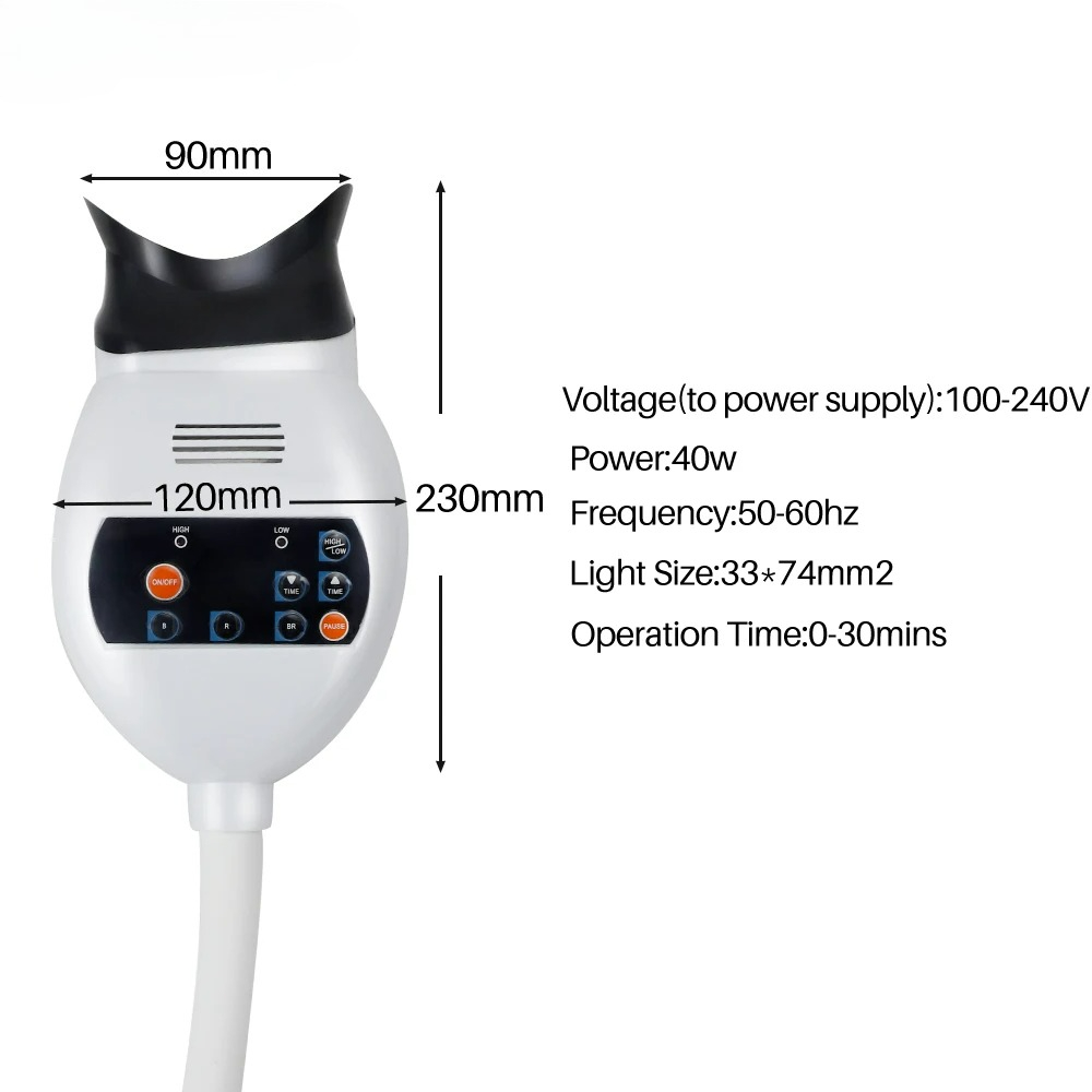 Adjustable 3 Colors LED Teeth  - Teeth Whitening Clinic 리뷰 및 가격