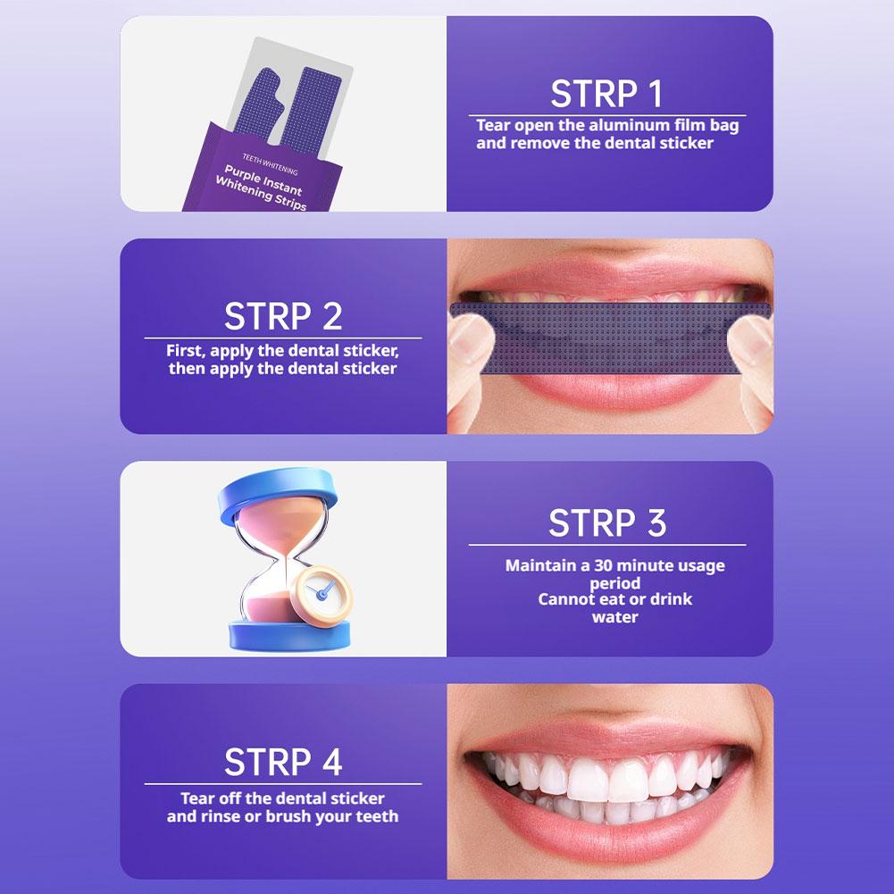 V34 Teeth Whitening Strips - E - Teeth Whitening Clinic 리뷰 및 가격