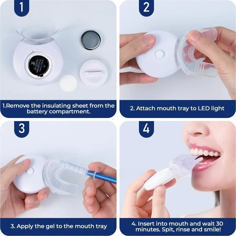 1 Set Clean Oral Cavity Teeth  - Teeth Whitening Uv Light 리뷰 및 가격