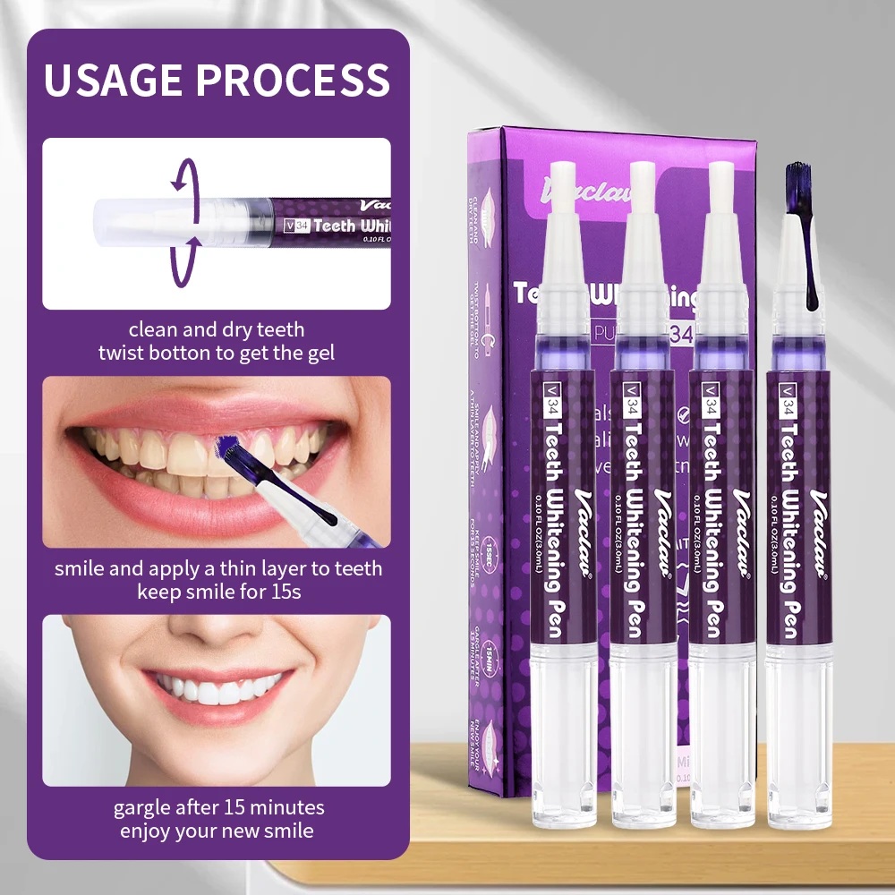 Vaclav V34 Purple teeth whiten - Teeth Whitening Clinic 리뷰 및 가격